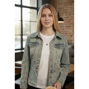 LOFT Ann Taylor Denim Jacket Sz 4